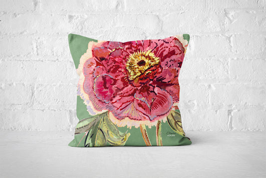 Verdigris Romance Outdoor Cushion