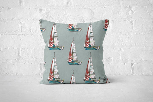 Sail Away Patterned Cushion