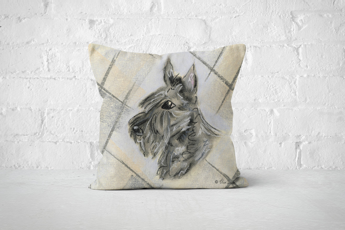 Scottie Dog Cushion