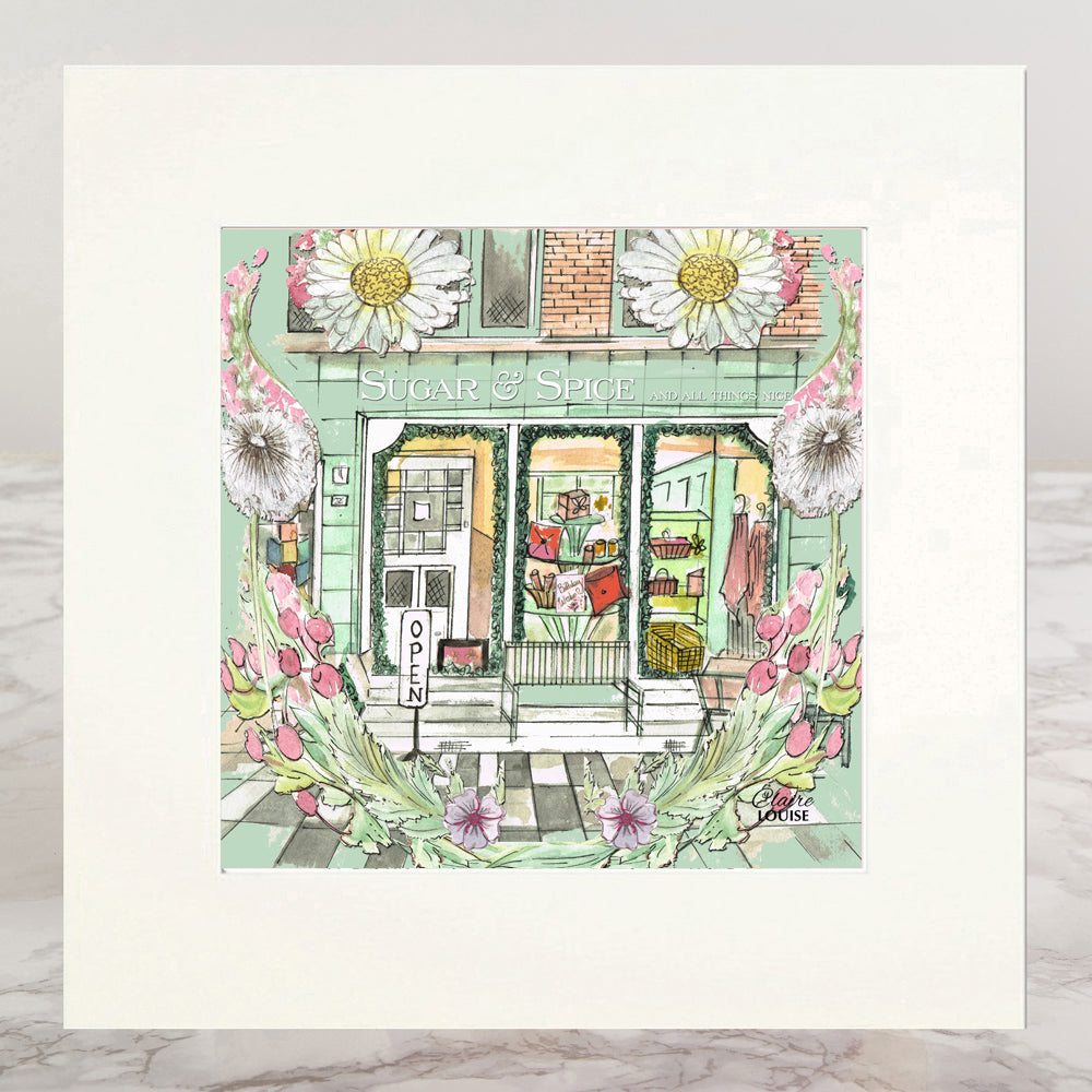 Sugar & Spice In Full Bloom Mounted Print