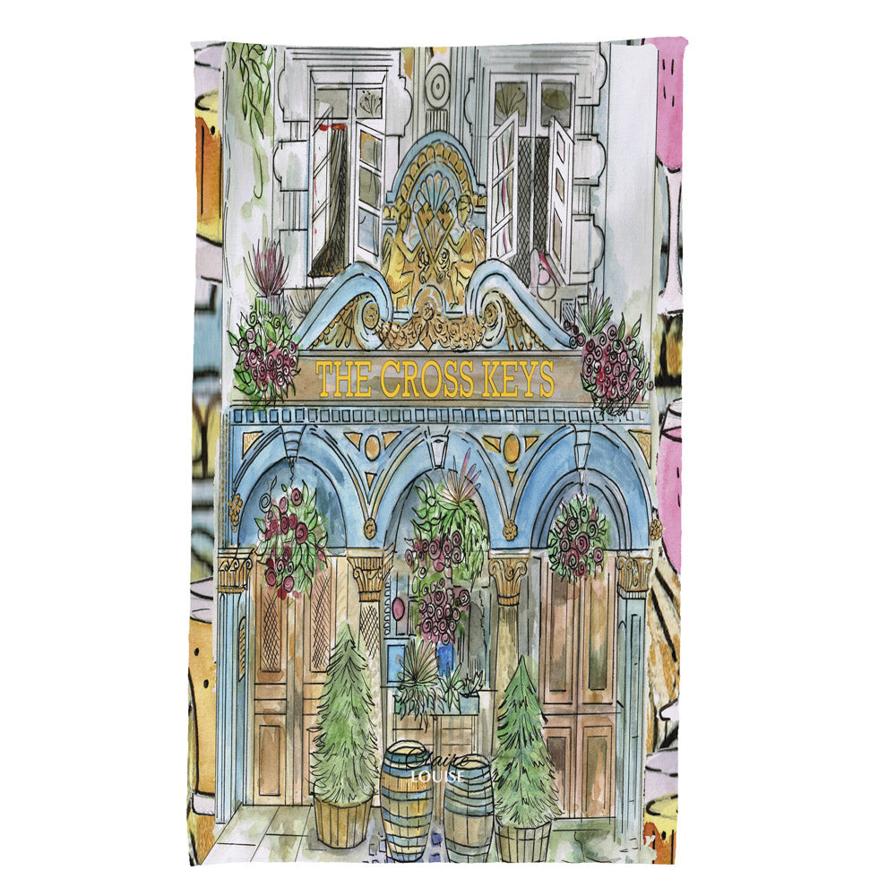 The Cross Keys Tea Towel