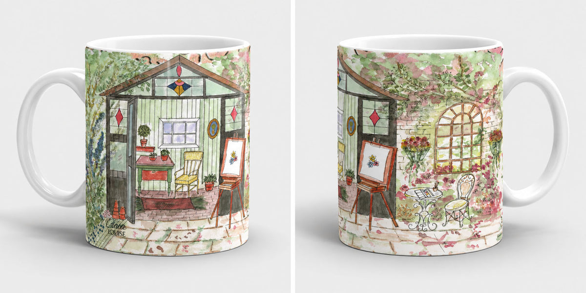 The Artist's Potting Shed Ceramic Mug