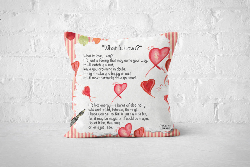 What is Love Cushion - The Painted Poem