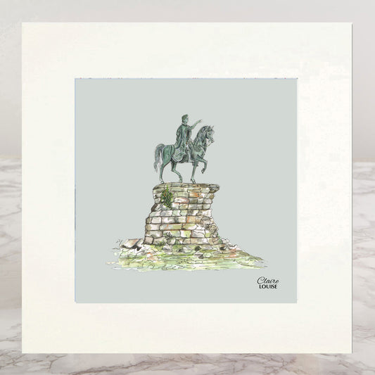 Windsor Copper Horse Mounted Print