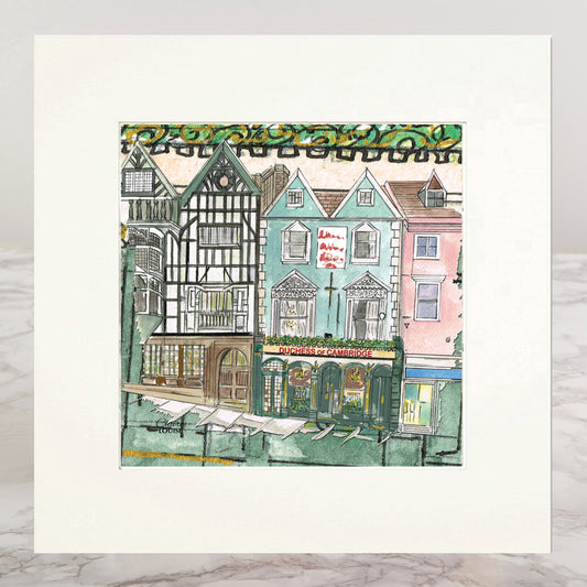 Windsor Duchess Of Cambridge Pub Mounted Print